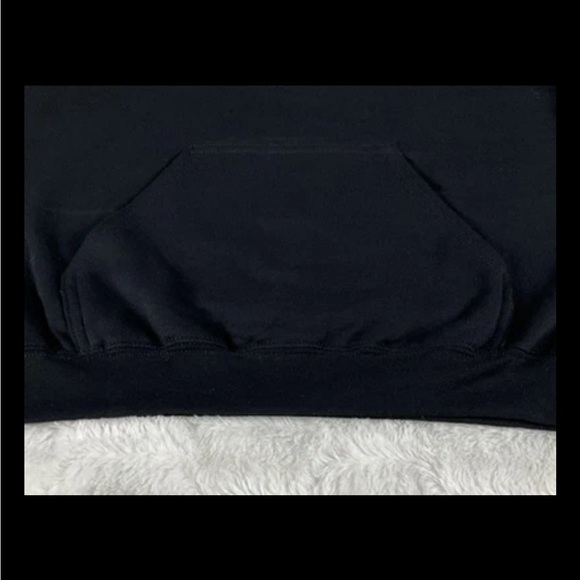 Womens Young & Reckless X Small Black Hoodie Graphic Kangaroo Pocket Sweatshirt - Picture 4 of 11